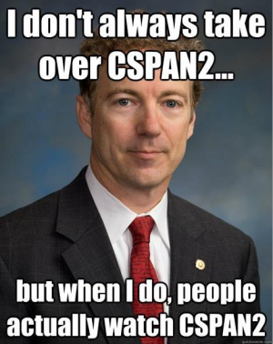 Rand Paul filibuster poster